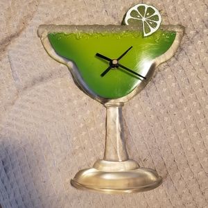 Margarita Glass Clock